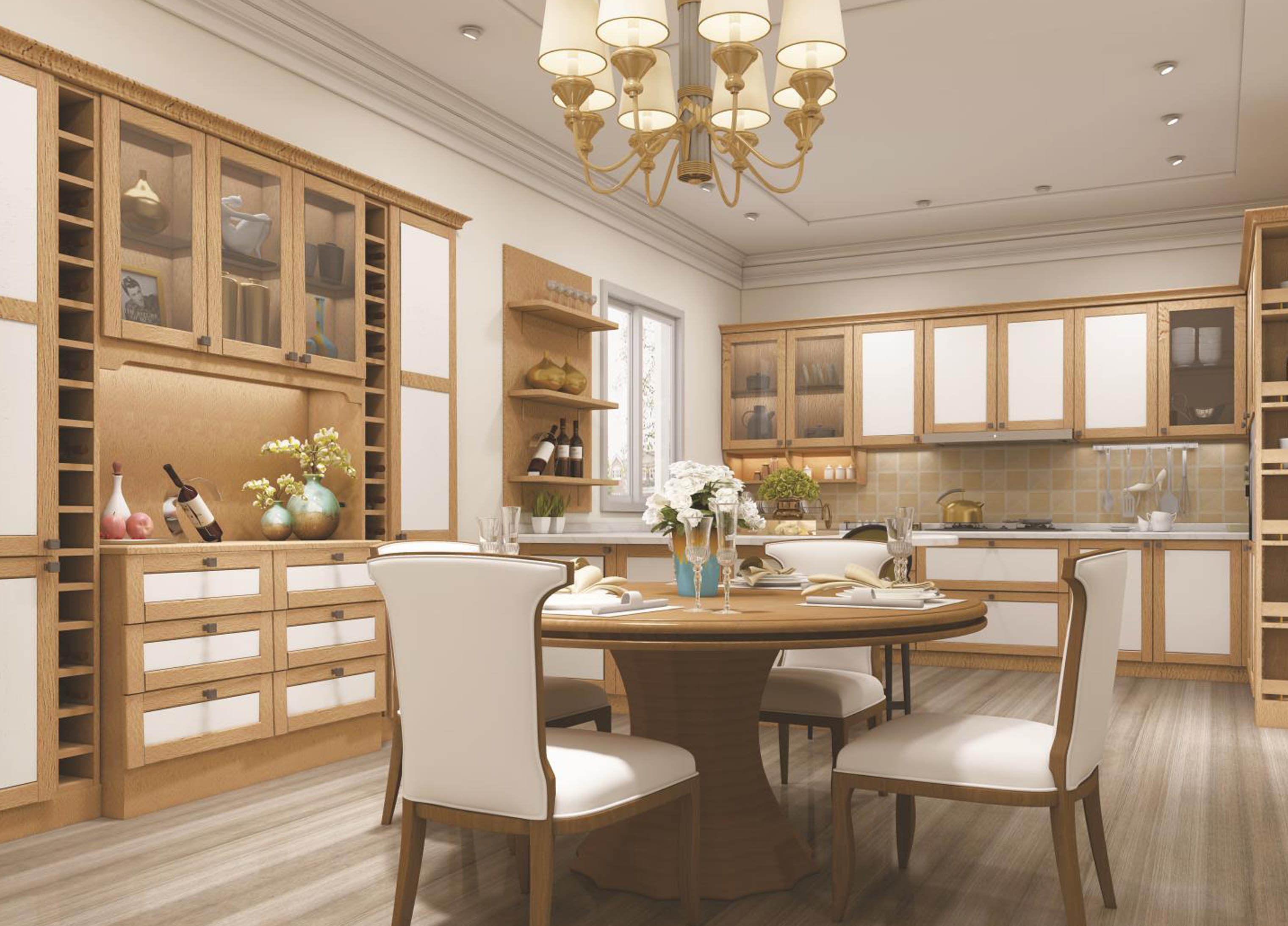 dining room kitchen cabinet moist-proof melamine