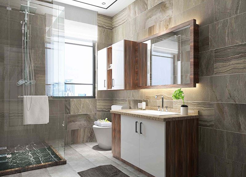 bathroom cabinets melamine mfc chipboard full house modern