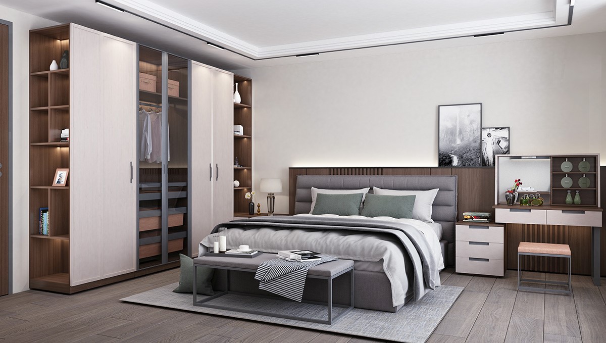 PVC Wardrobe Bedroom Furniture PVC Wardrobe Bedroom Furniture