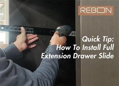 فوری ٹپ: مکمل ایکسٹینشن دراز سلائیڈز کیسے انسٹال کریں۔