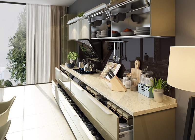 Lacquer Modular Kitchen Cabinets Lacquer Modular Kitchen Cabinets