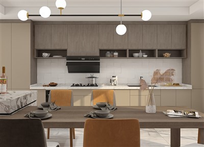 سادگی جدید کچن کیبینٹ