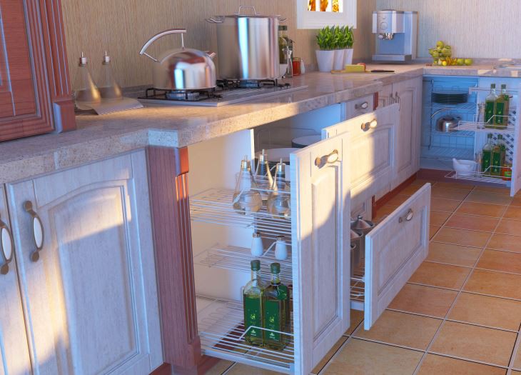 American Style PVC Kitchen Cabinet