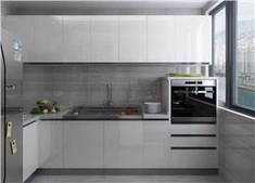 عصری چمکدار باورچی خانے کی الماریاں
