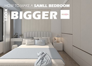 چھوٹے بیڈروم کو بڑا بنانے کا طریقہ